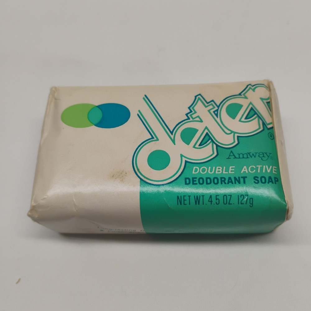 NOS‎ 1978 Vintage Deter Amway Double Active Deodorant Soap 4.5oz